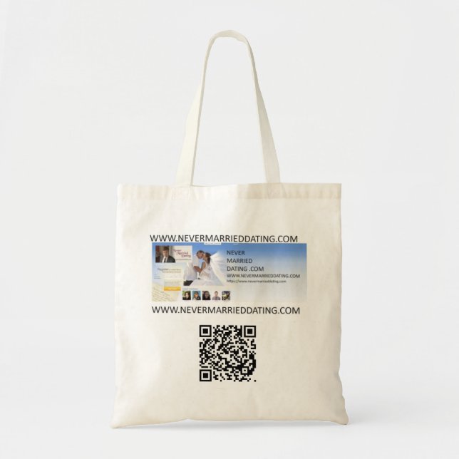 Bolso De Tela Tote Día de San Valentín de citas nunca casadas (Frente)