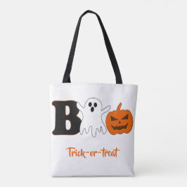 Bolso De Tela Tote divertido de Boo de Halloween