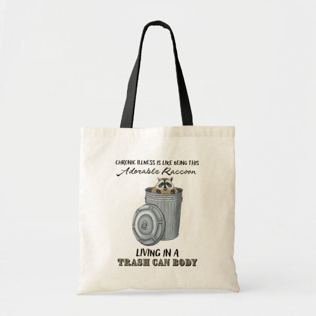 Bolso De Tela Tote divertido de enfermedades crónicas, Chiste de (Frente)