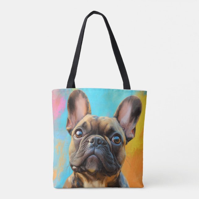 Bolso De Tela Tote Dog Lover (Reverso)