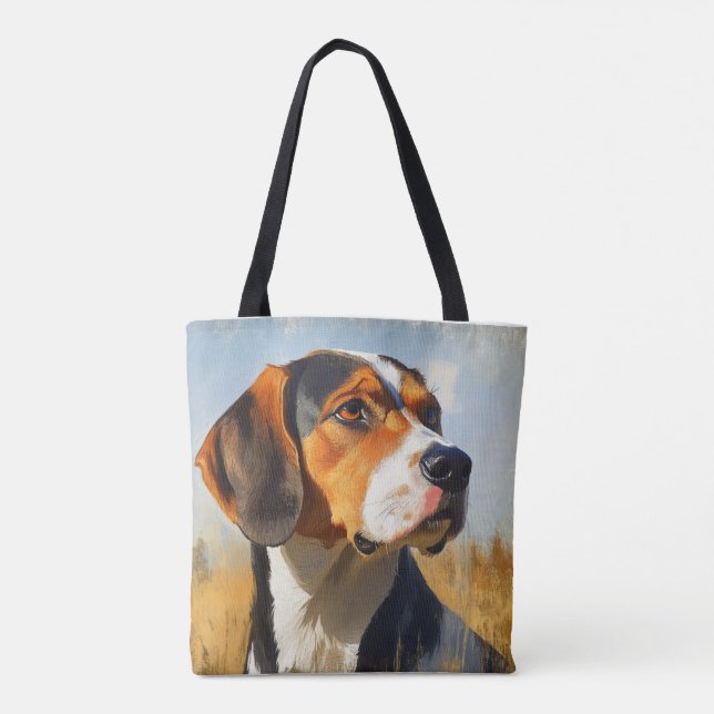 Bolso De Tela Tote Dog Lover (Reverso)