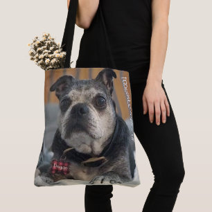 Bolso De Tela Tote Doggy Personalizado Con Foto Mascota 🐶 🖼️