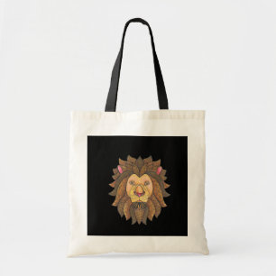 Bolso De Tela Tote Doodled del león