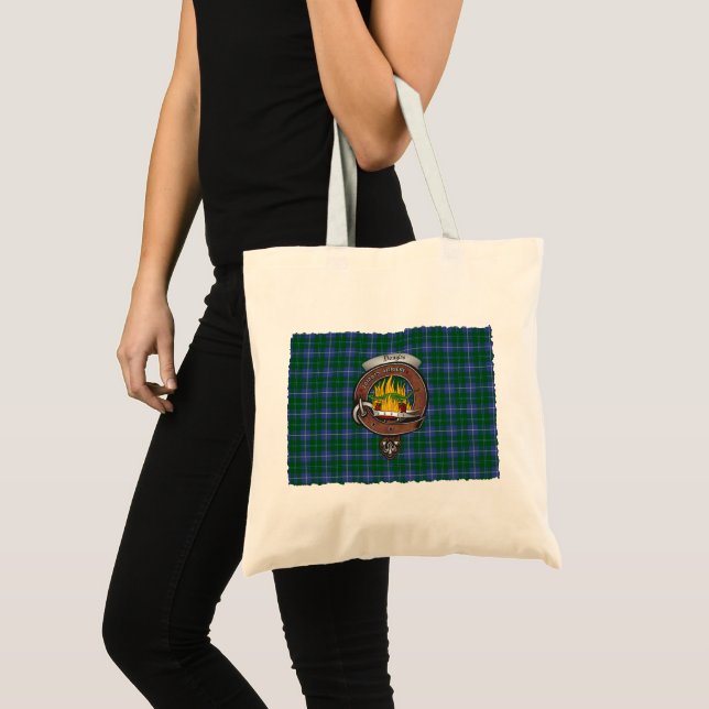 Bolso De Tela Tote Douglas Clan Badge Tartan (Anverso (producto))