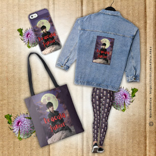 Bolso De Tela Tote - Dracula Junior diseñado por el poeta Adiela