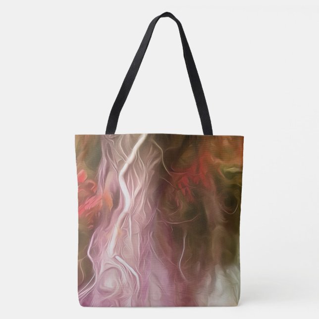 Bolso De Tela Tote Dream Light Red Tree (Anverso)