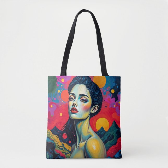 Bolso De Tela Tote Dreamscape (Anverso)