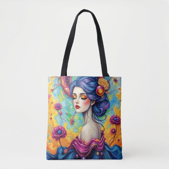 Bolso De Tela Tote Dreamscape (Anverso)