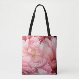 Bolso De Tela Tote Dreamy Peony