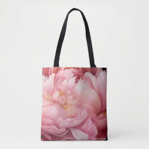 Bolso De Tela Tote Dreamy Peony