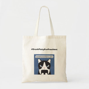 Bolso De Tela Tote #DrunkPattyForPresident