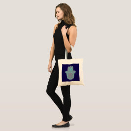 Bolso De Tela Tote Dual Hamsa