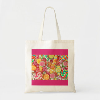 Bolso De Tela Tote dulce del presupuesto del caramelo