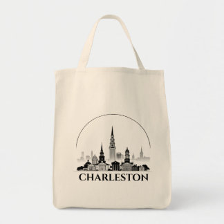 Bolso De Tela Tote ecológico Charleston Skyline