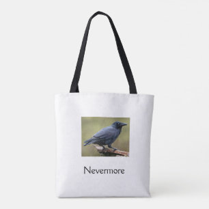 Bolso De Tela Tote Edgar Allen Poe Raven Nevermore