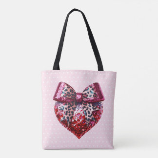 Bolso De Tela Tote el día de San Valentín
