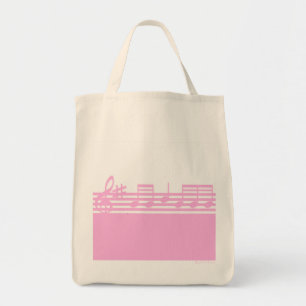Bolso De Tela Tote él ruidosamente con MusicMinds