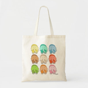 Bolso De Tela Tote Elefante de Tippy Toes