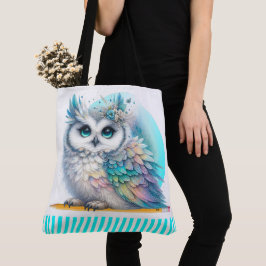 Bolso De Tela Tote elegante de búho