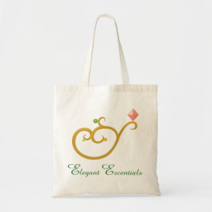 Bolso De Tela Tote elegante de Fundraisor del presupuesto de