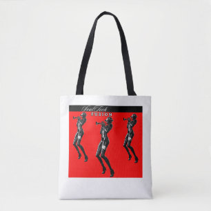 Bolso De Tela Tote elegante - ¡Una Medley del hombre, la máquina