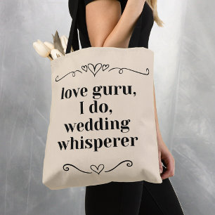 Bolso De Tela Tote empresarial Guru boda Event Planner