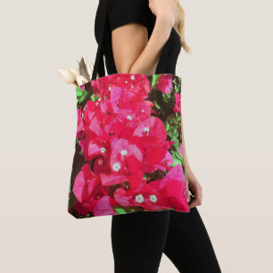 Bolso De Tela Tote en cascada de Bougainvillea