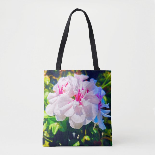 Bolso De Tela Tote en flor (Anverso)