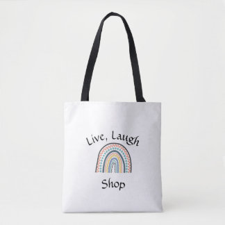 Bolso De Tela Tote en vivo, Laugh Shop