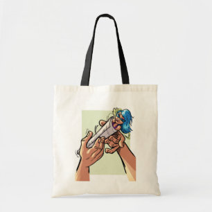 Bolso De Tela tote enrollado