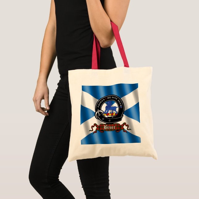 Bolso De Tela Tote escocés Bruce Clan Badge (Anverso (producto))