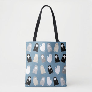 Bolso De Tela Tote Escocés Fold Allover
