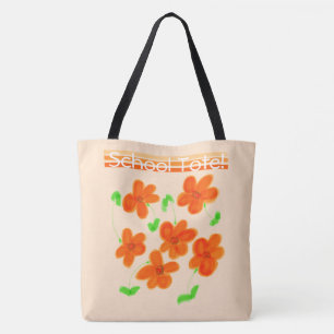 Bolso De Tela Tote escolar de diseño