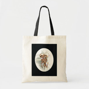 Bolso De Tela tote esquelético fetal conjoined
