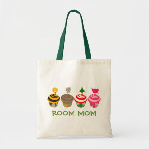 Bolso De Tela Tote estacional de las magdalenas de la mamá del