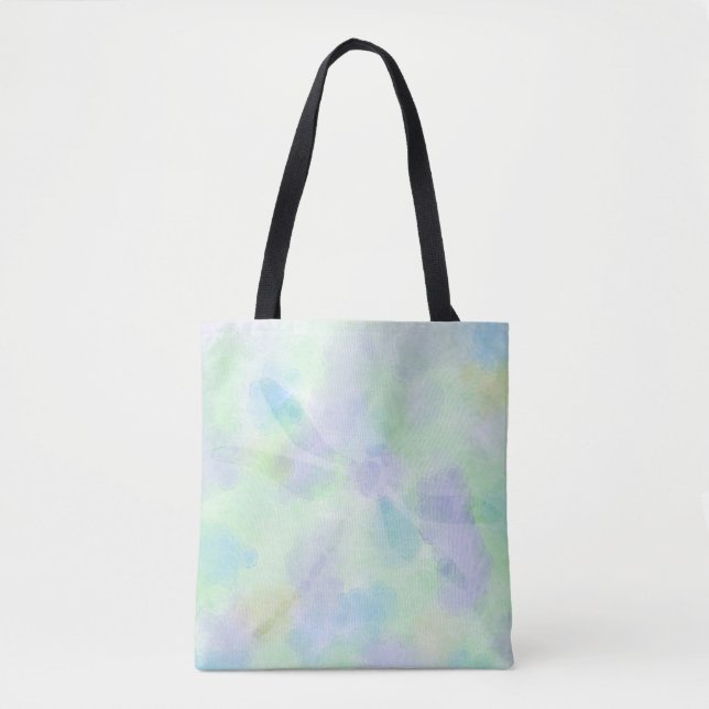 Bolso De Tela Tote Estampado Libélula (Anverso)