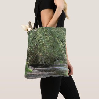 Bolso De Tela Tote Estanque bajo los Árboles