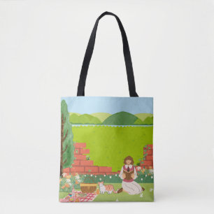 Bolso De Tela Tote estético picnic moderno