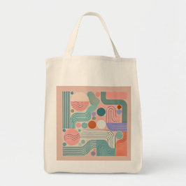 Bolso De Tela Tote estilo arte vintage