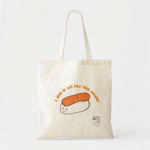 Bolso De Tela Tote Excomm Sushi