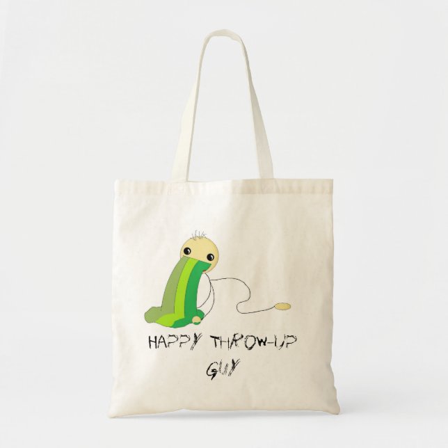 Bolso De Tela Tote feliz del presupuesto del individuo del (Frente)