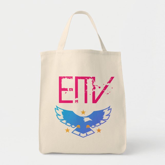 Bolso De Tela Tote femenino EITV (Frente)