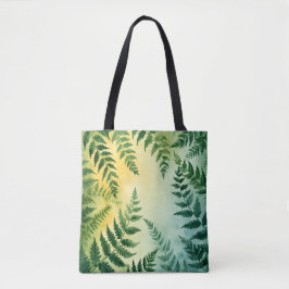 Bolso De Tela Tote Fern Botánico Ecológico