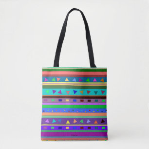 Bolso De Tela Tote Fiesta Allover