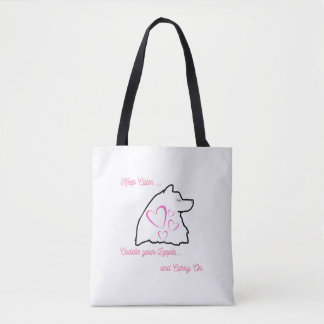 Bolso De Tela Tote finlandés de mantener la calma