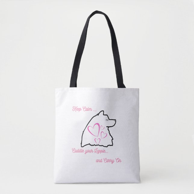 Bolso De Tela Tote finlandés de mantener la calma (Anverso)