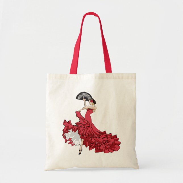 Bolso De Tela Tote Flamenco Dancer (Frente)