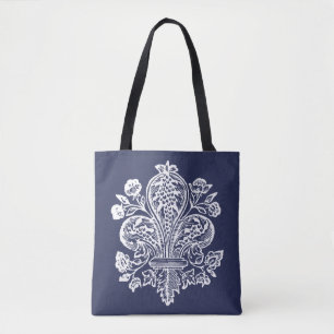 Bolso De Tela Tote Fleur de Lis