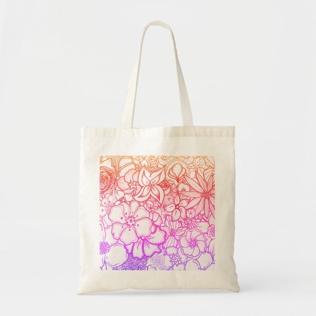 Bolso De Tela Tote floral de Ipanema (Frente)