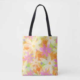 Bolso De Tela Tote floral de la primavera